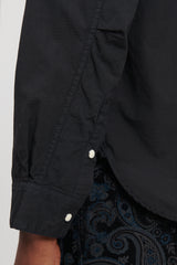 Rancher Full Zip L/S Shirt Cotton Ripstop Overdyed - Black