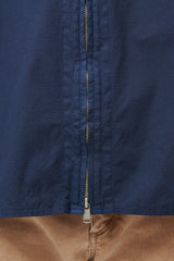 Rancher Full Zip L/S Shirt Cotton Ripstop Overdyed - Indigo