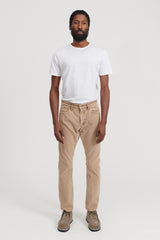 Dweller 5P Jeans 01 T/C Cord Sulfur Dyed VW - Beige