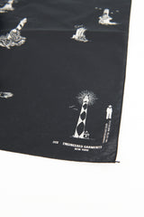 Printed Bandana Lighthouse - Black