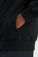 624F3 GHOST PIECE Dense Cotton Fleece Sweatshirt - Black