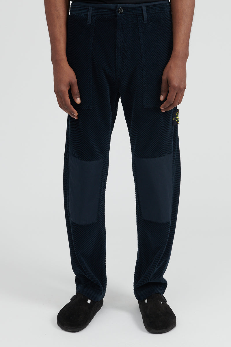 31711 Corduroy Fatigue Pants - Navy Blue
