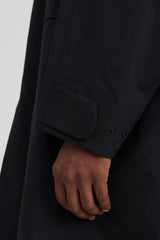 70110 Gore-Tex Opaque R-Nylon Long Trench Coat - Black