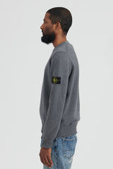 506A2 Winter Cotton Crewneck Knit - Dark Grey