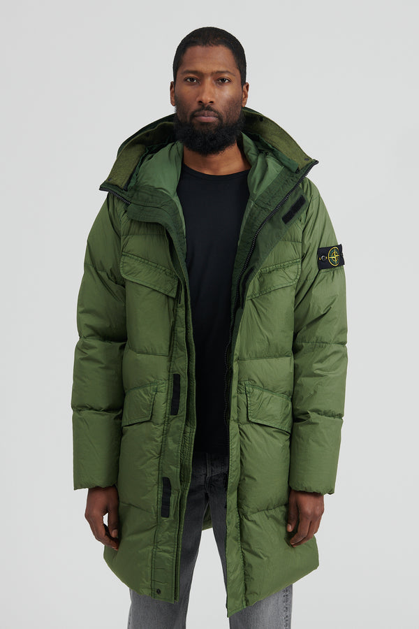 70123 Garment Dyed Crinkle Reps R-NY Down Parka - Olive