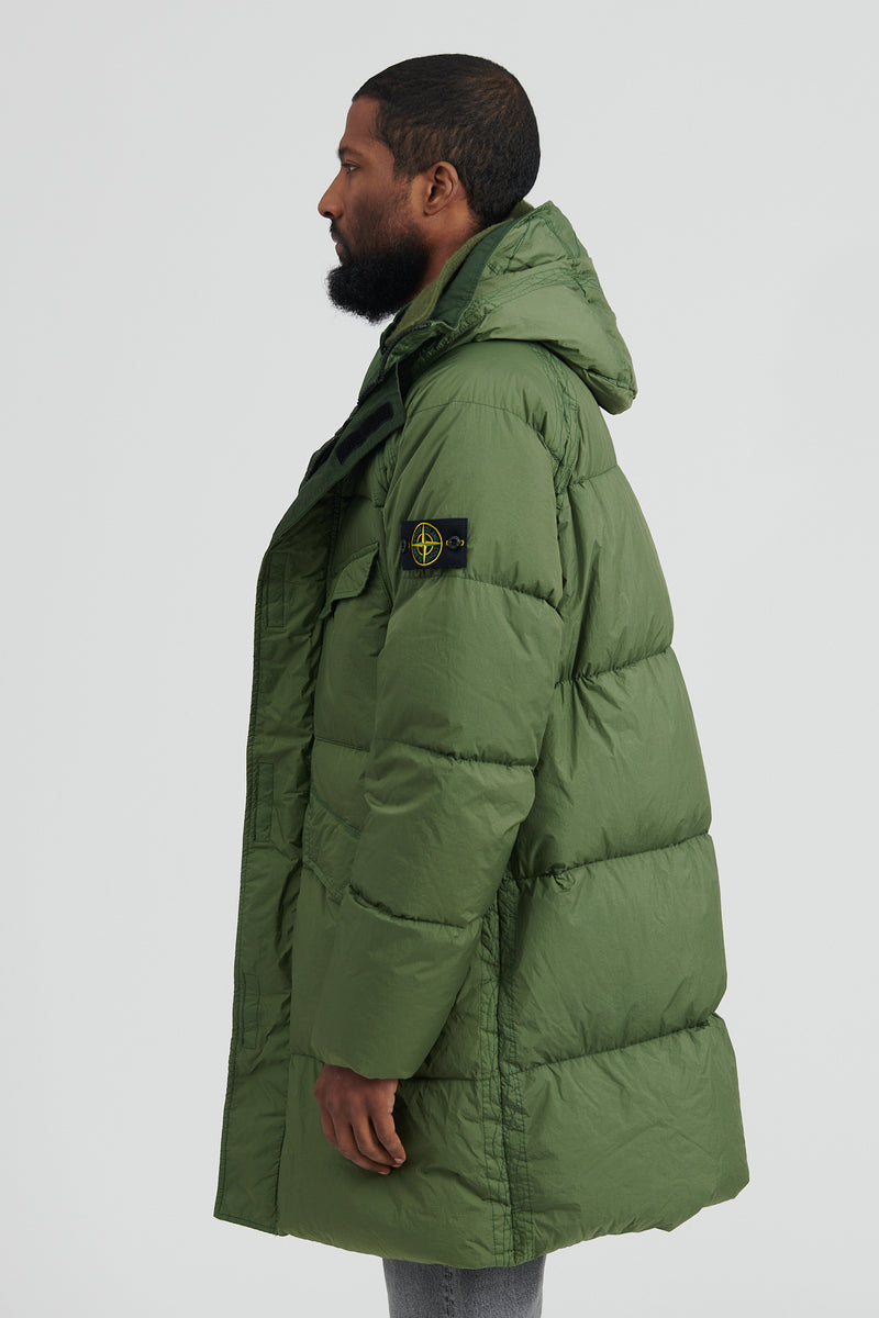 70123 Garment Dyed Crinkle Reps R-NY Down Parka - Olive