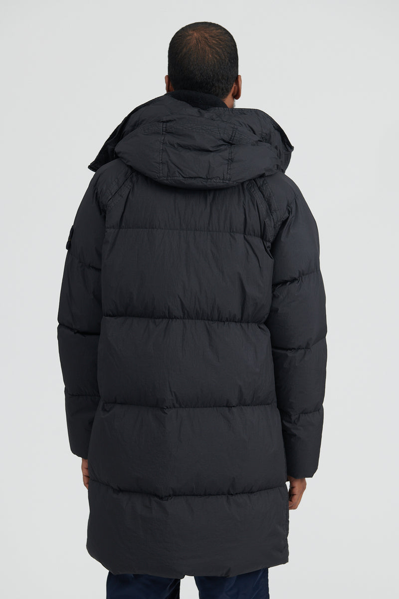70123 Garment Dyed Crinkle Reps R-NY Down Parka - Black