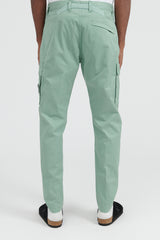 32310 Stretch Cotton Gabardine Cargo Pants - Sage