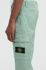 32310 Stretch Cotton Gabardine Cargo Pants - Sage