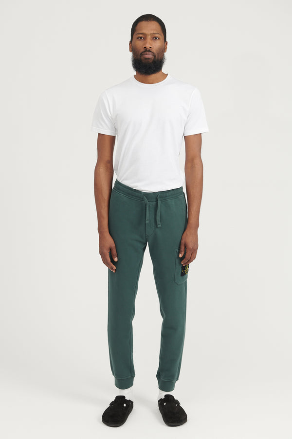 64520 Brushed Cotton Fleece Sweat Pants  - Petrol