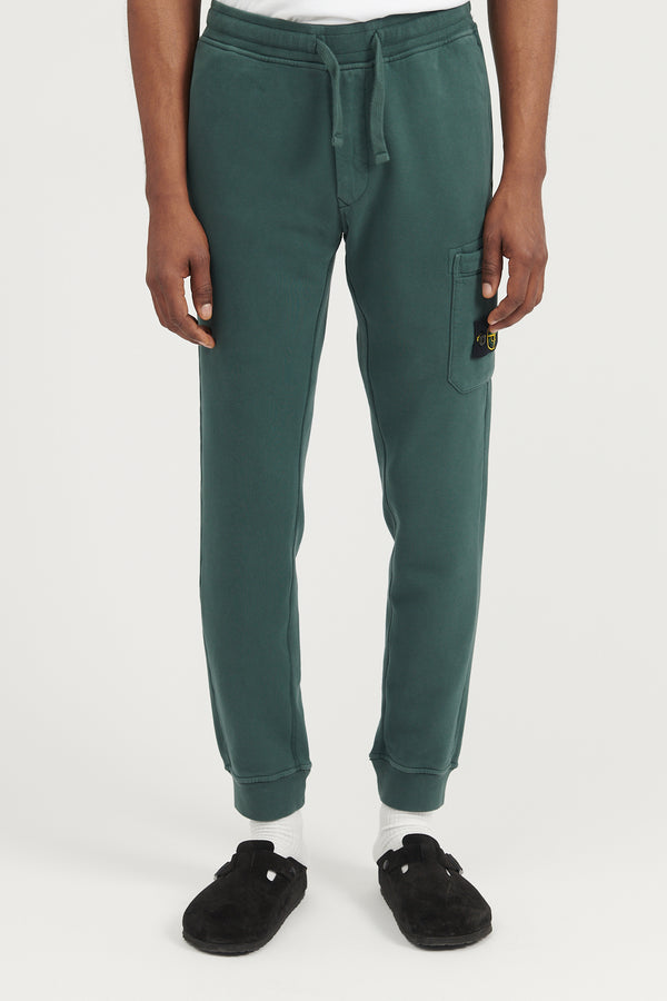 64520 Brushed Cotton Fleece Sweat Pants  - Petrol