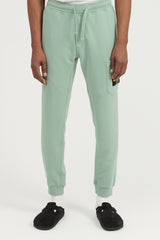 64520 Brushed Cotton Fleece Sweat Pants - Sage