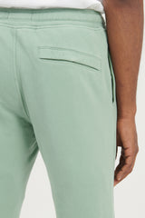 64520 Brushed Cotton Fleece Sweat Pants - Sage