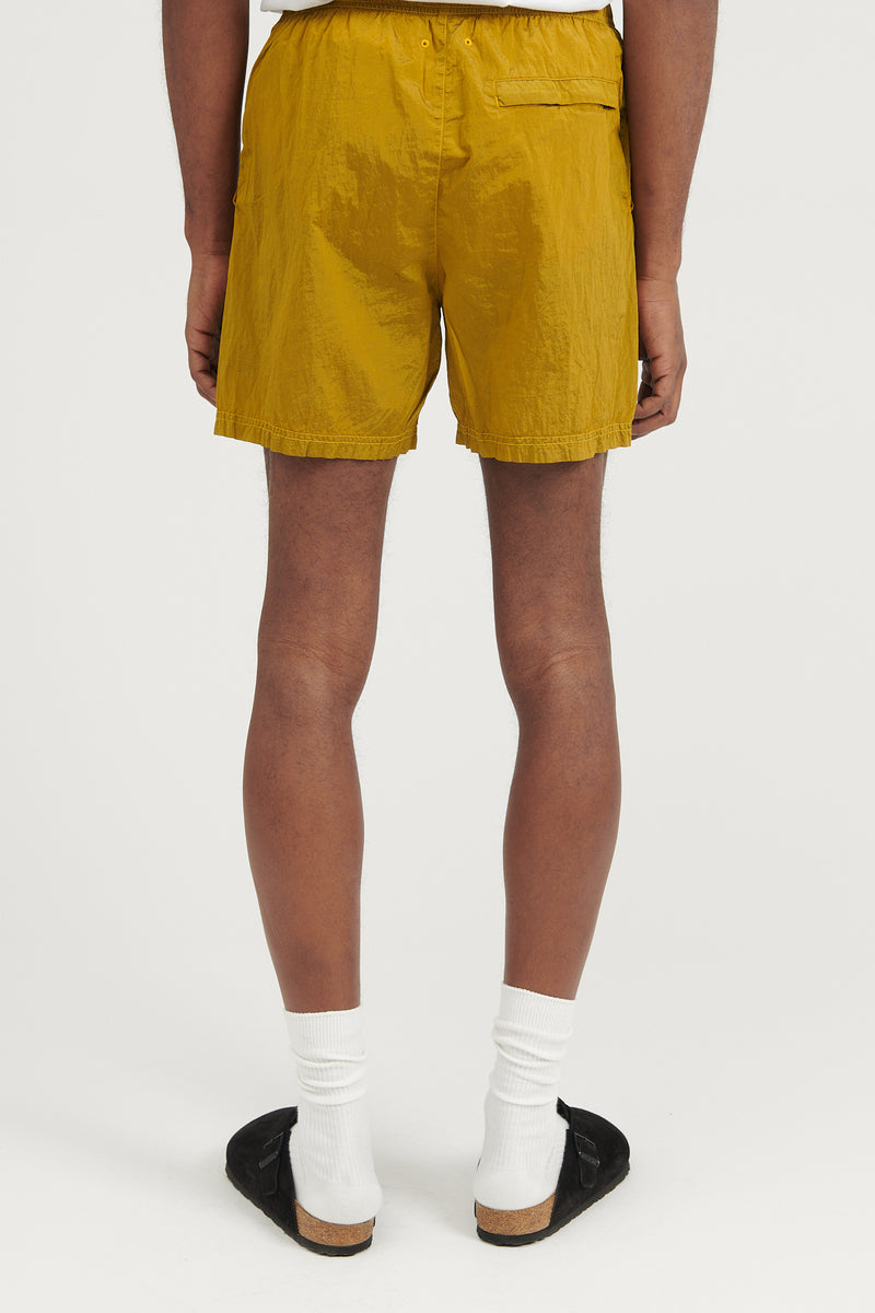 B0943 Nylon Metal Econyl Swim Trunks FW22 - Yellow
