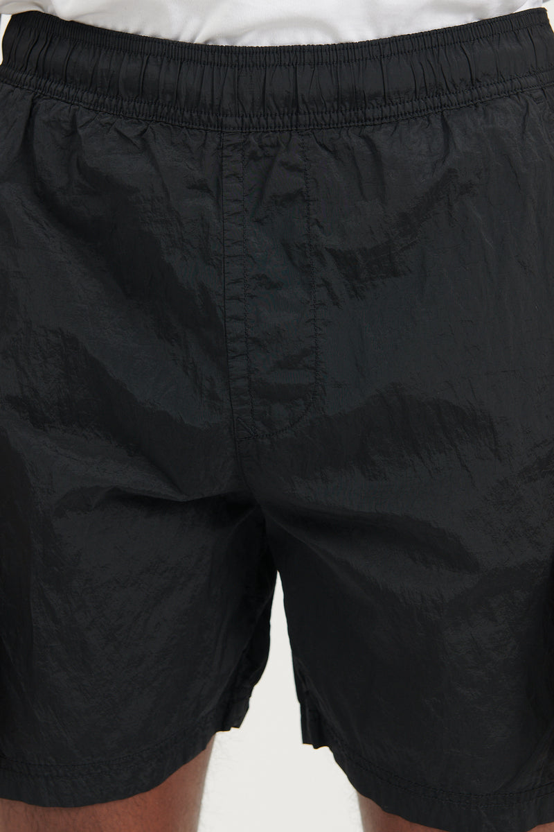B0943 Nylon Metal Econyl Swim Trunks FW22 - Black