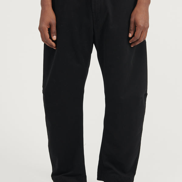 30229 Emerized Cotton Nylon Satin Wide Chino - Black – M5 SHOP