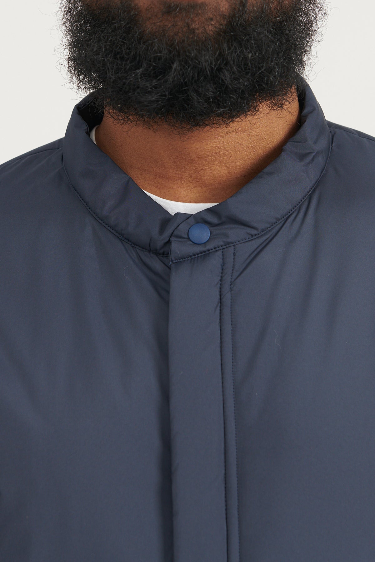 Hiker Puff Jacket Poly Taffeta Dicros - Navy – M5 SHOP