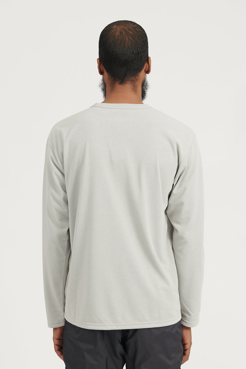 Long Sleeve Pocket Tee - Grey