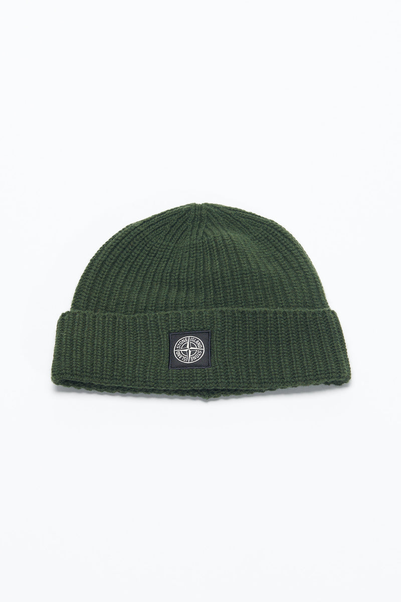 N10B5 Geelong Wool Beanie Hat - Olive