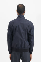 42822 Garment Dyed Crinkle Reps Nylon Jacket - Navy Blue