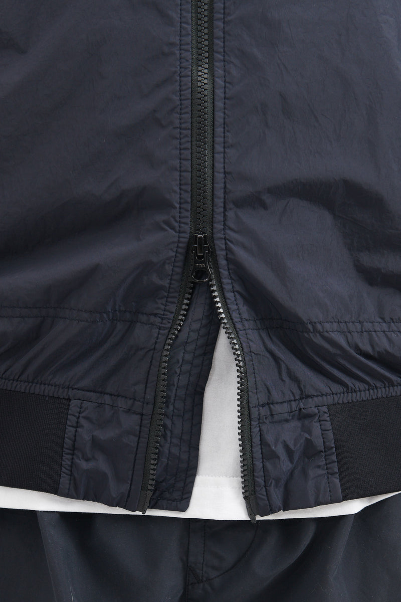 42822 Garment Dyed Crinkle Reps Nylon Jacket - Navy Blue