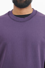 63051 Cotton Fleece Garment Dyed Crewneck Sweatshirt - Ink