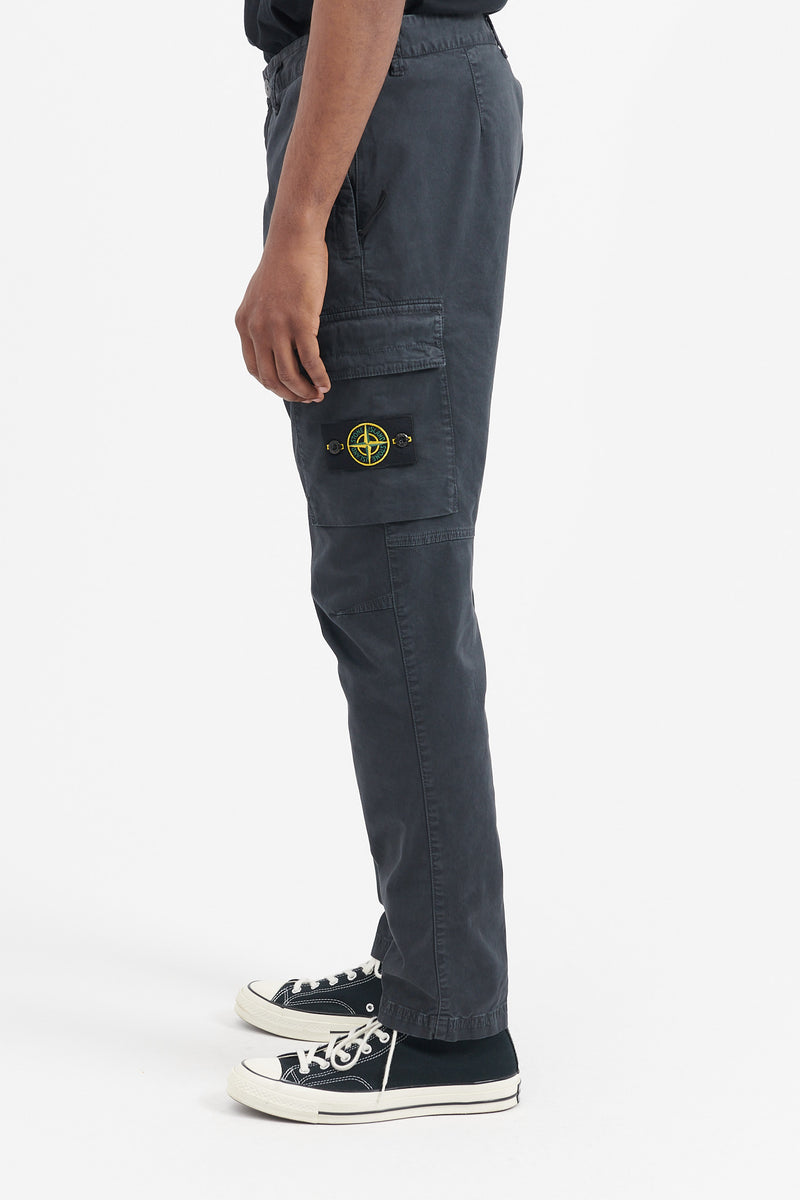 30404 Organic Cotton Broken Twill Pants Regular Tapered - Charcoal