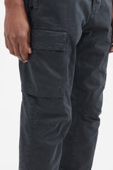30404 Organic Cotton Broken Twill Pants Regular Tapered - Charcoal