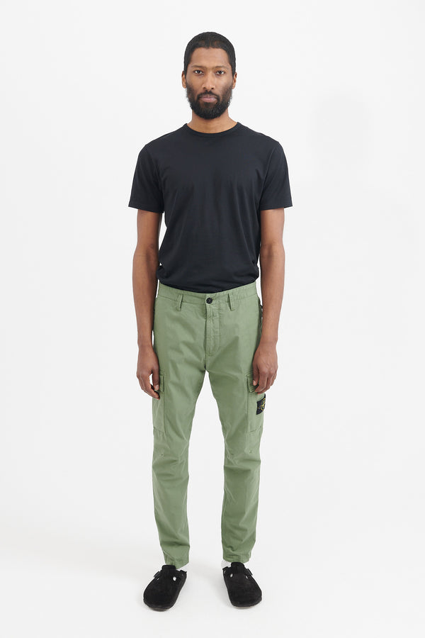 30410 Supima Cotton Twill Pants Regular Tapered - Sage