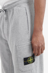 64451 Cotton Fleece Garment Dyed Sweat Pants - Melange Grey