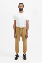 64451 Cotton Fleece Garment Dyed Sweat Pants - Dark Beige