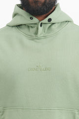 62251 Cotton Fleece Garment Dyed Hooded Sweatshirt - Sage