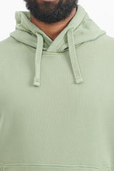 64151 Cotton Fleece Garment Dyed Hooded Sweatshirt - Sage