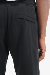 64451 Cotton Fleece Garment Dyed Sweat Pants - Black