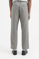 Summer Wool 2 Tuck Pants - Grey