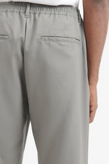 Summer Wool 2 Tuck Pants - Grey