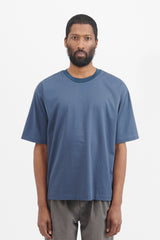 Knitted Rib T-Shirt - Slate