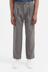 4 Tuck Relaxed Pants - Grey