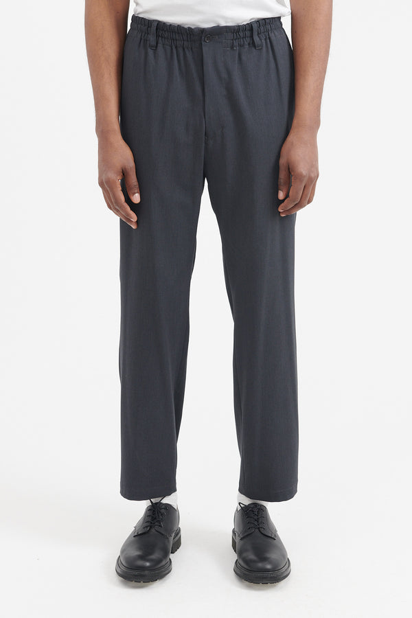 Tapered Pants Pe/Ra 2 Way Stretch - Charcoal