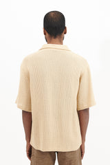 Solana Redin Knit Cotton Shirt - Ecru
