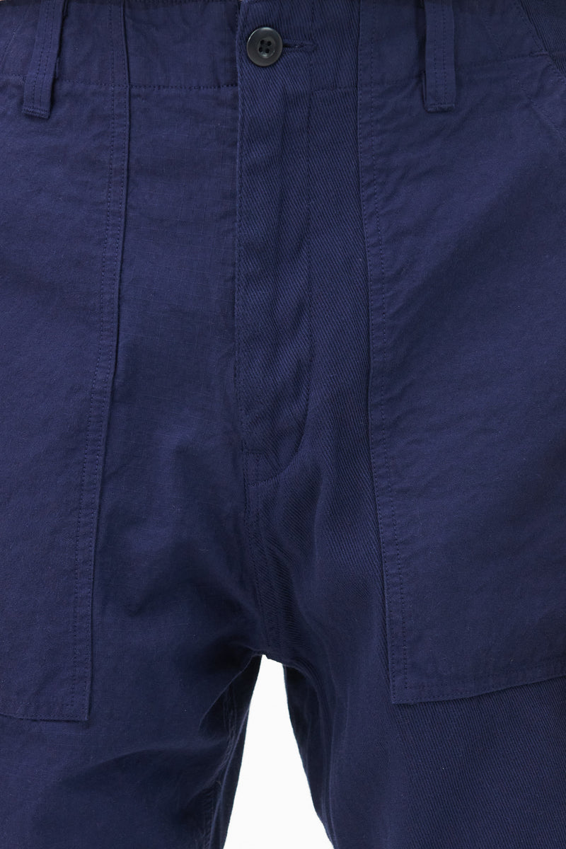 4/10 Length Baker Pants Organic Cotton Multi - Blue