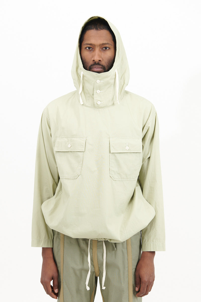 Cagoule Shirt - Lime Superfine Poplin