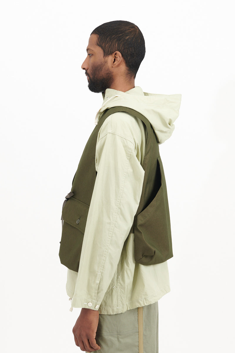 Fowl Vest - Olive CP Weather Poplin