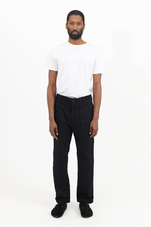 Fatigue Pant - Black 6.5oz Flat Twill
