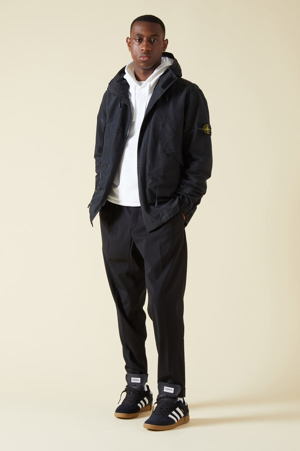 41322 MICRO REPS HOODED JACKET - BLACK