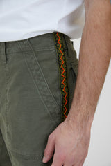 Bermuda Fatigue Japan Satin + Band - Army Green