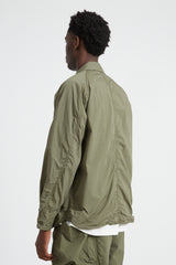 Military Shirt Jacket Cotton/Nylon Typewriter - Khaki