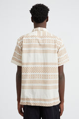 Camp Shirt CP Ethnic Dobby Stripe - Beige