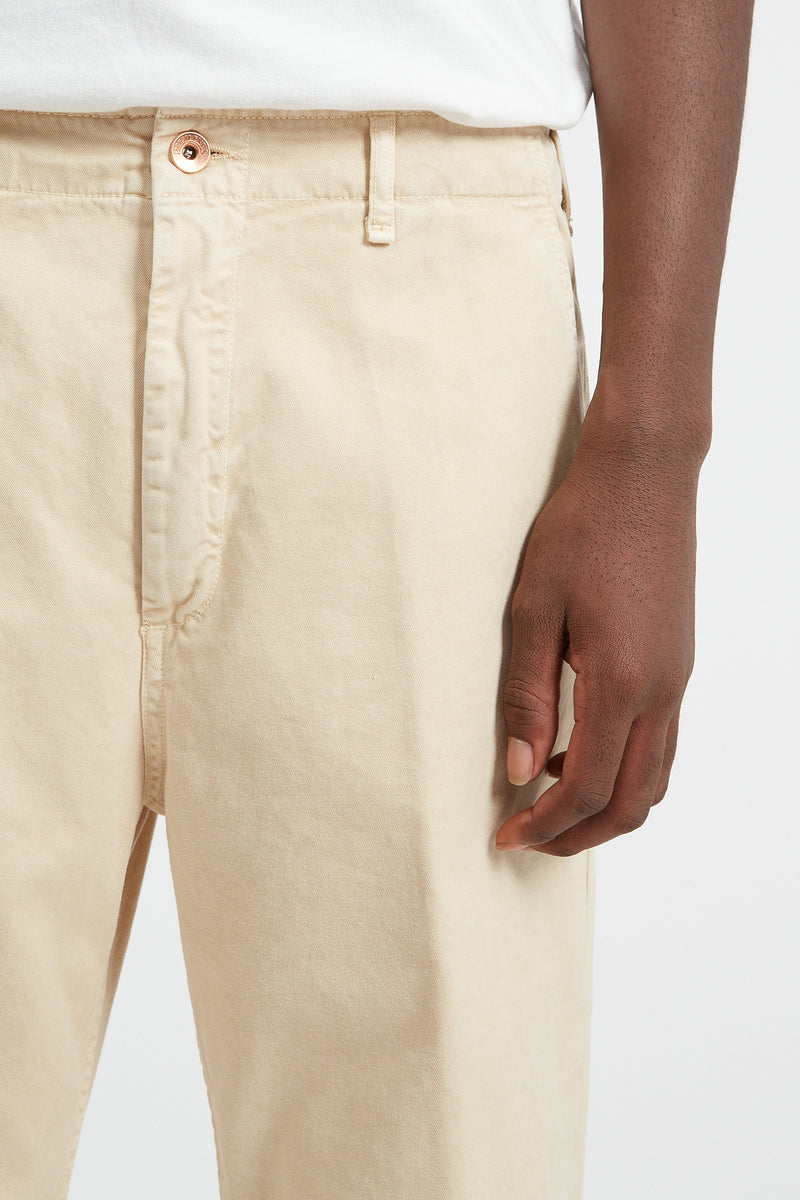 Frank Chino Gabardine Mineral - Cream