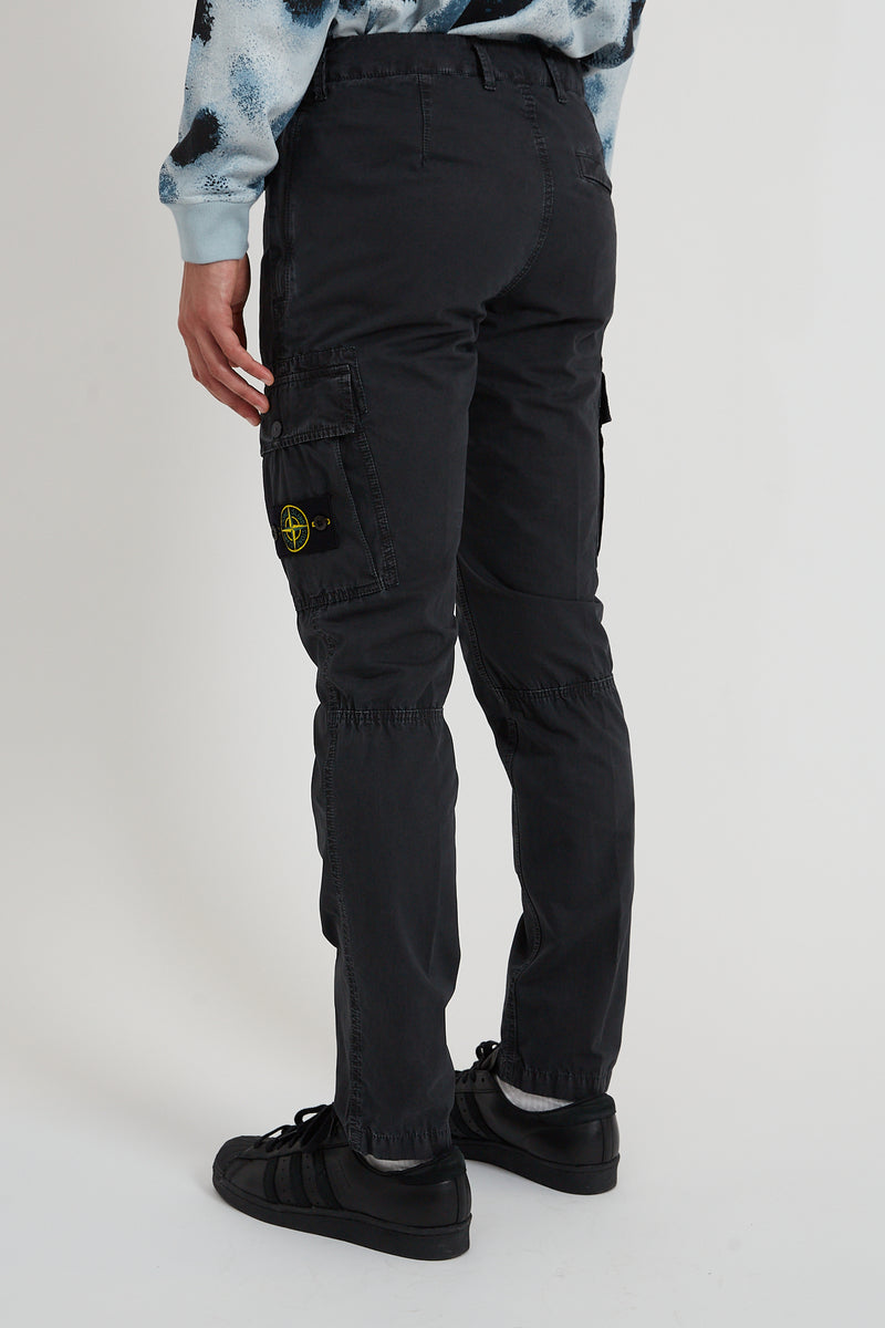 303WA Brushed Cotton Canvas Cargo Pants - Charcoal